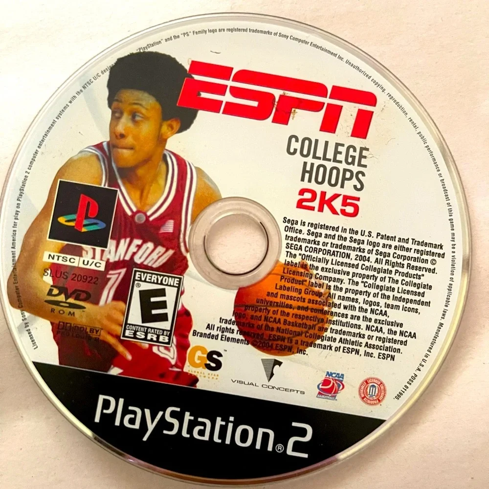 PlayStation 2 Video Game ESPN Collage Hoop 2005